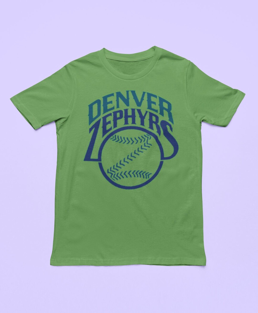 Denver Zephyrs Retro Baseball Tee Vintage Style 1980s Minor Etsy
