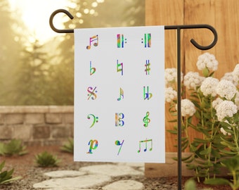 Garden & House Banner with music theme