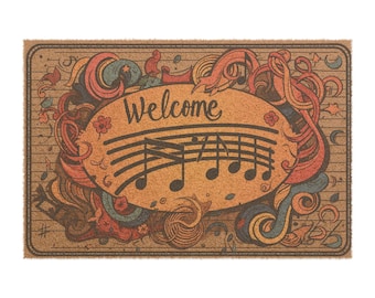 Music Studio Doormat welcome mat