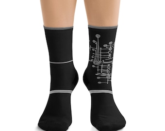 Funny Clarinet Socks gift for musician or music teacher