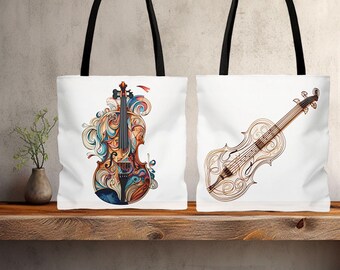 Violin Tote Bag