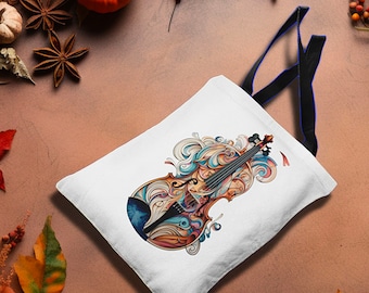 Violin Tote Bag