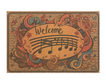 Music Studio Doormat welcome mat