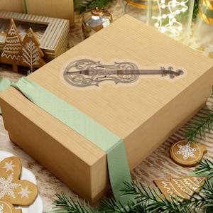 Violin Transparent Stickers