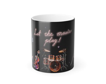 Color morphing music mug