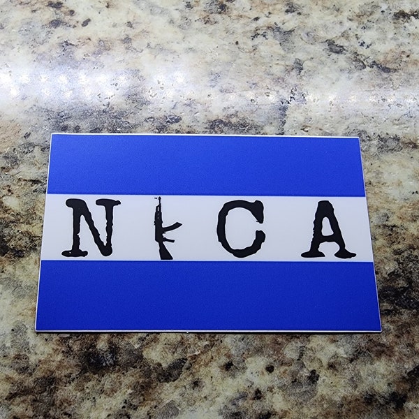 Nicaragua Sticker, Calcomanía