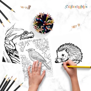 Child Coloring Spring Animal Coloring pages.