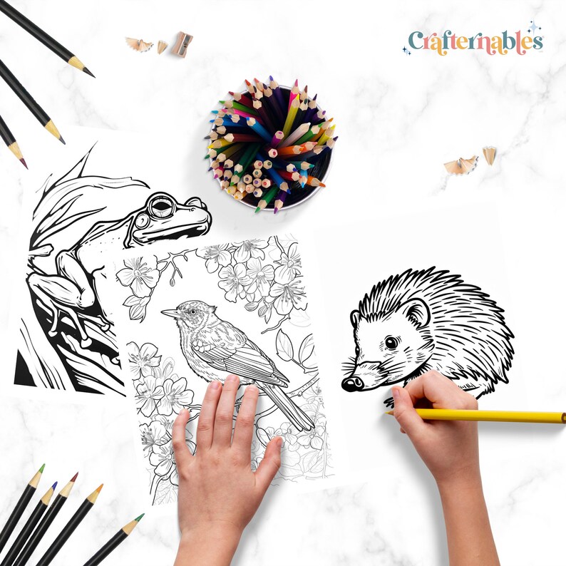 Child Coloring Spring Animal Coloring pages.
