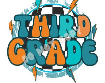 Third Grade Digital download tshirt design