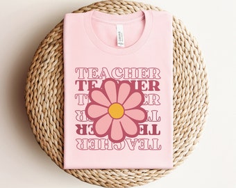 Retro flower teacher