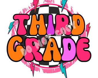 Third grade Retro Tshirt download
