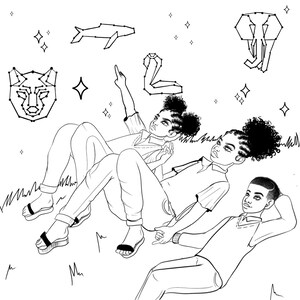Coloring pages for children of color, coloring sheets for Black children