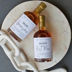 Groomsman proposal, groomsmen liquor label, custom liquor label, custom whiskey label, best man gift, whiskey bottle label, usher gift