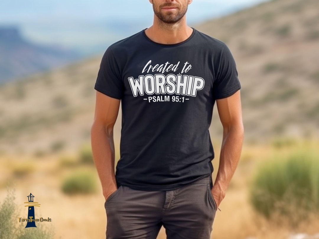 Worship Mens Etched T Shirt (White) main image 1
