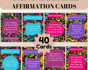 Druckbare Schriftkarten Gottes versprechen Bibelvers, die tägliche Affirmation Bibelverse druckbare Versprechen Gotteskarten Neutral fördern