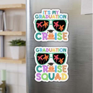 Graduation Trip Cruise Door Magnet Personalized Cruise Magnets Family Trip Cruise Magnet Graduation Trip Door Magnet