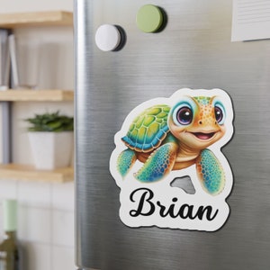 Post Sign Turtle Magnet Custom Name Sea Turtle Cruise Door Magnet Sign - Etsy
