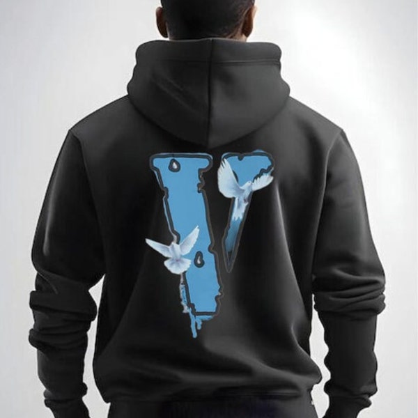 V-Lone Classic Street Wear Hoodie, V.Lone Graphic Street Wear, Fashion Casual Couple Hip Hop, Y2k Big V.Lone, Trendy Gift Christmas Gift