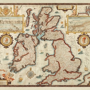Cartographie intemporelle : le voyage historique de John Speede dans les îles britanniques