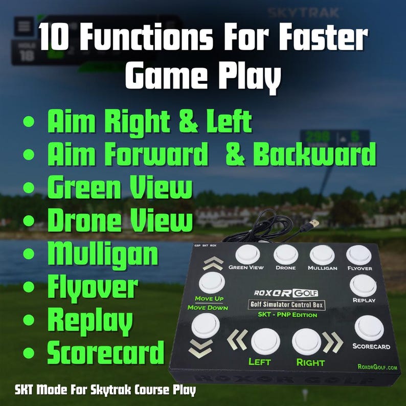 Roxor Plug & Play Skytrak Course Play Golf Simulator Control Box - Etsy