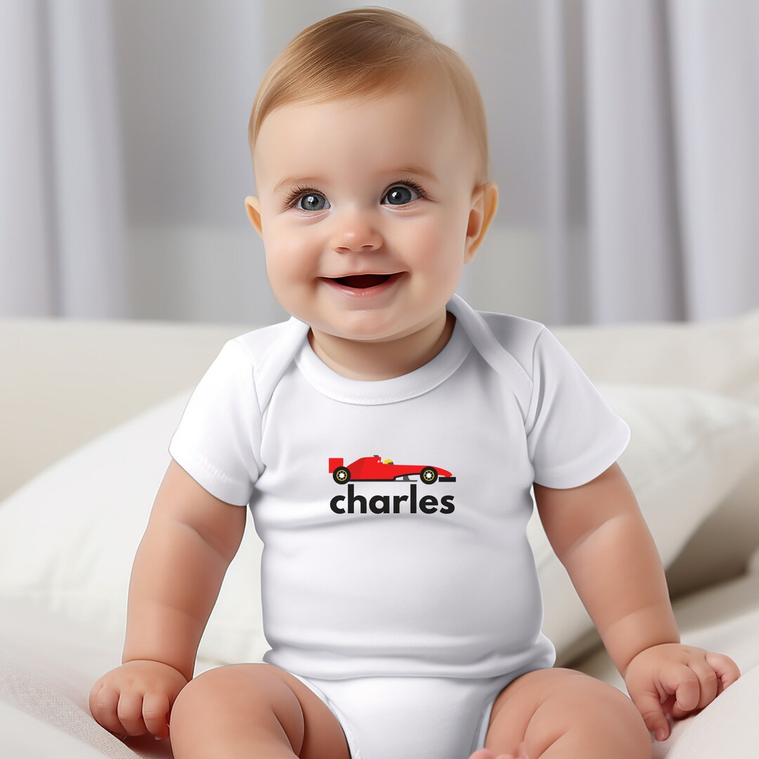 Personalized Racing Baby Bodysuit Toddler Youth Shirts F1 Gifts Family ...