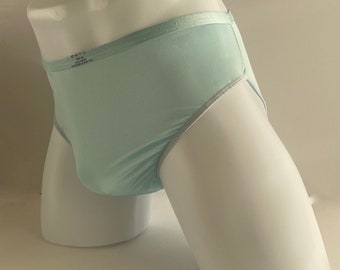 Men's Light Blue Nylon Brief