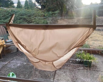 Cueca masculina de nylon bege