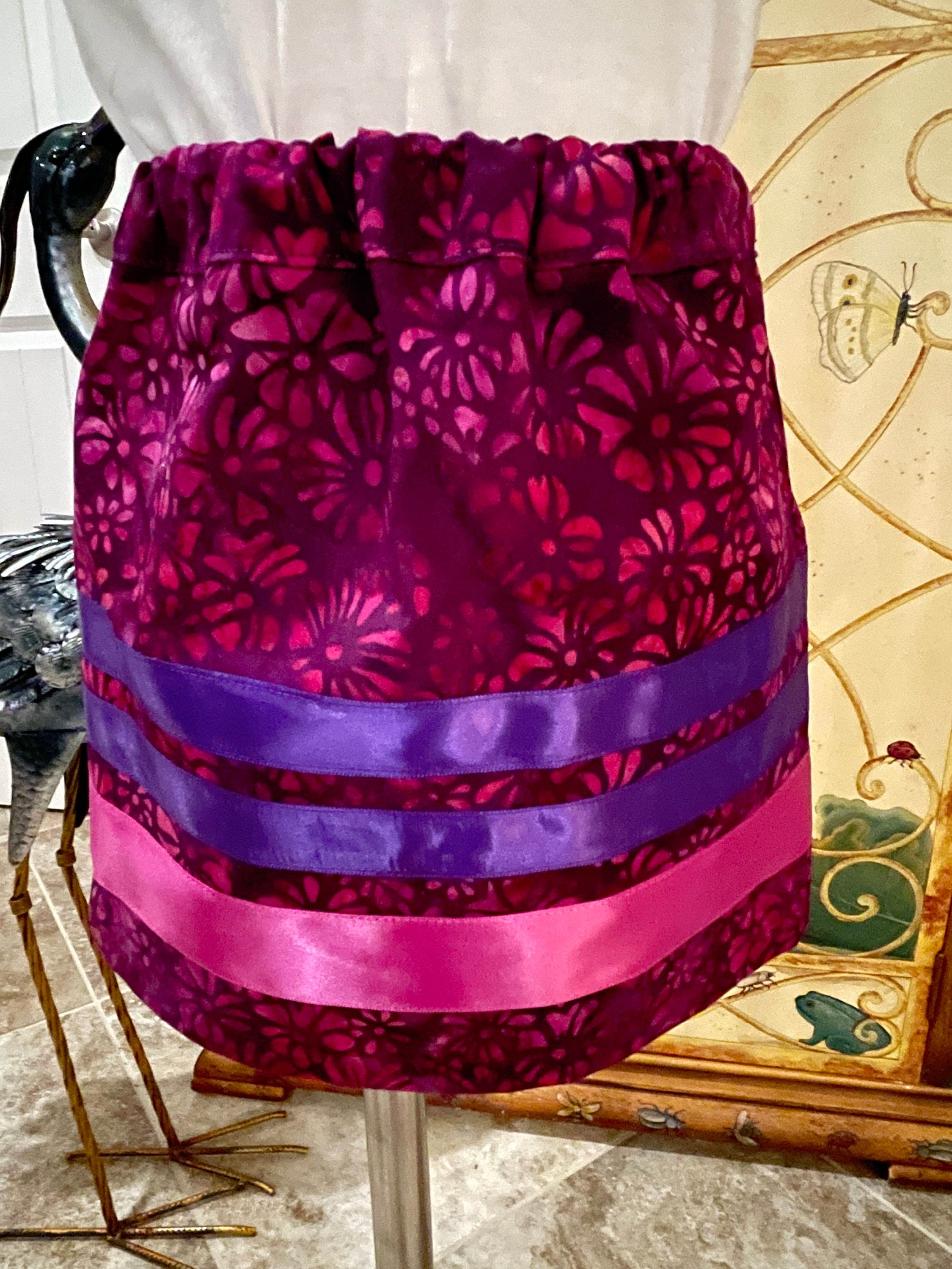 Purple Ribbon Skirt