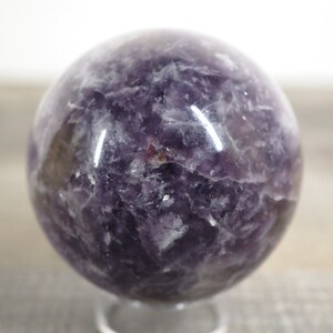 Unicorn Stone Crystal Sphere (62 MM): Purple, Pink, and White - Etsy