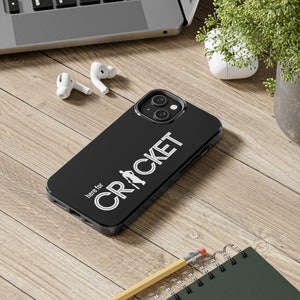 iphone case, iphone tough phone cover, phone case cover, cricket accessories, here for cricket, gift for cricket, friend boyfriend gift idea