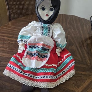 Handmade Vintage Cloth Turkish Doll, Cloth Doll,Dolls around the World