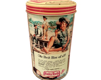 Baby Ruth Curtiss  Cady Bar "The Best Bite of all" 5 Cent Tin 1986, Collectors Tin