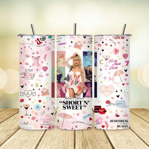 Pop Music Inspired Tumbler |  SC Cup | Stainless Steel |