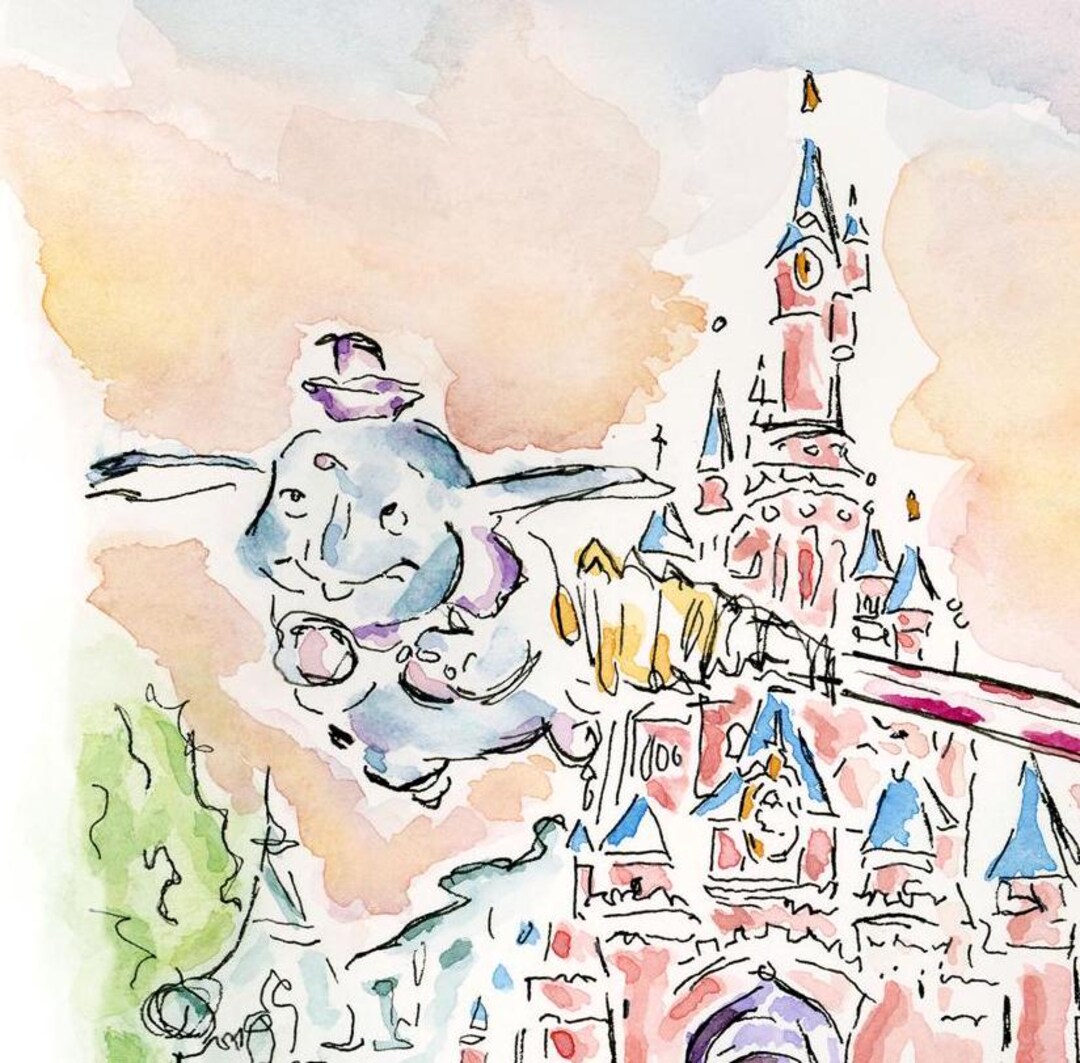 楽天市場】【取寄せ】 ディズニー US公式商品 ダンボ Dumbo 絵画