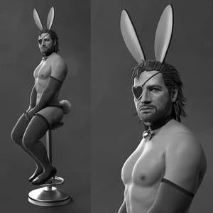 Bunny Snake - Fanart STL file for 3d printing
