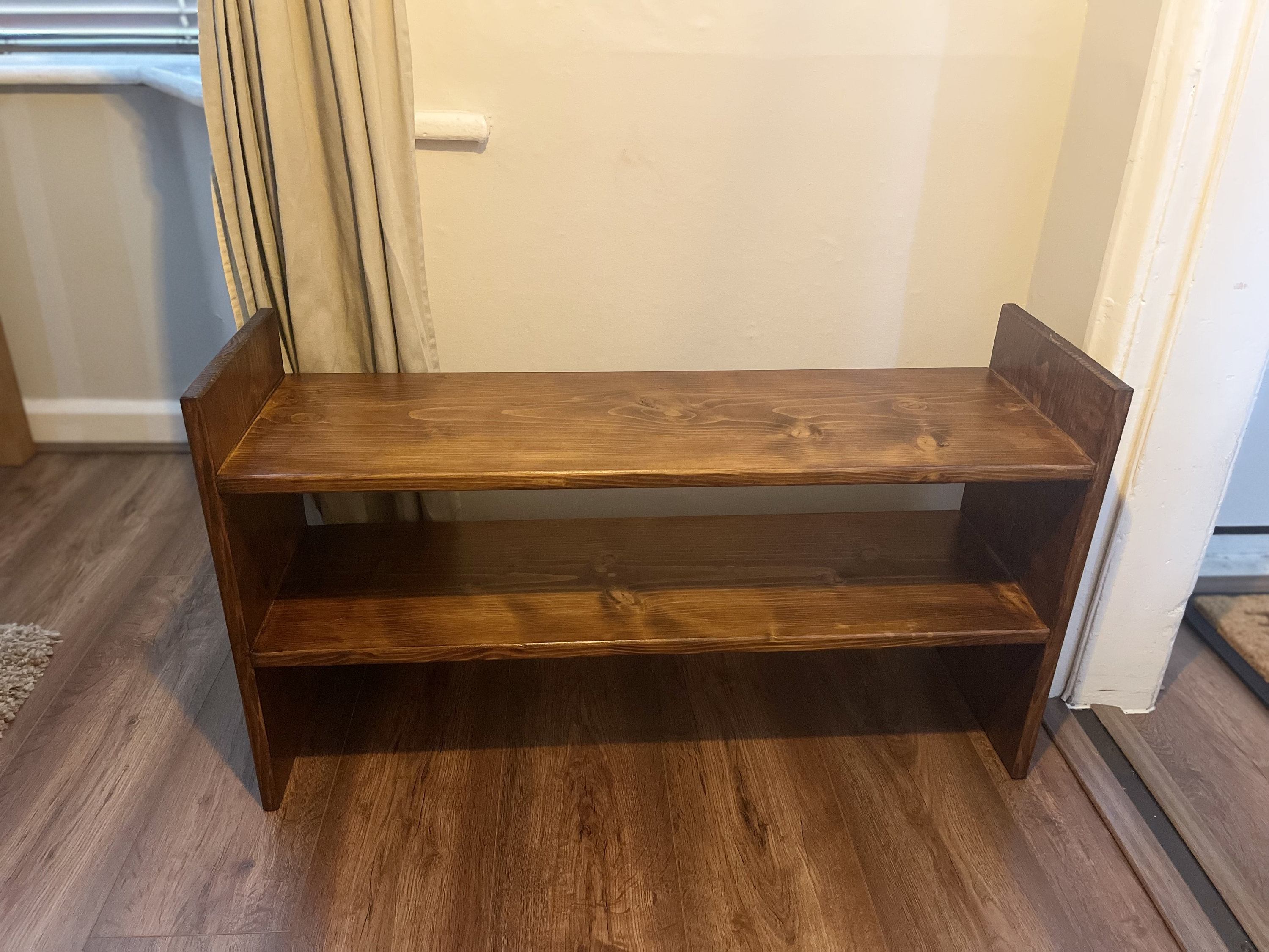 Two Shelf Hand Crafted Shoe Rack - Etsy UK