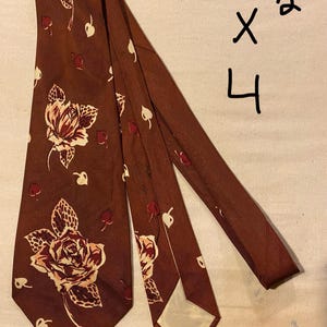Vintage 1940’s/1950’s planned knot necktie
