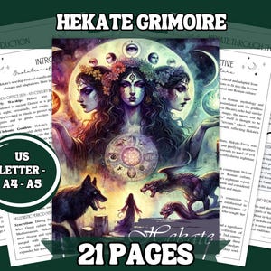 Hekate Devotional Guide: 21-Page Printable Grimoire (Digital Download)