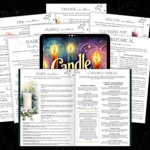 Grimorio de magia con velas / Hechizos y rituales para brujas (Descarga digital) imagen 6