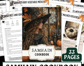 Samhain Cookbook - Kitchen Witch Harvest Recipes (Digital Download)