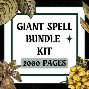 Bundel hekserijspreukenset | 1500+ magische rituelen (pdf-collectie)