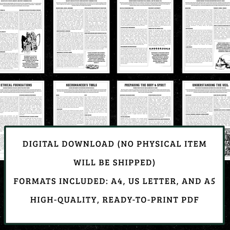 Necromancy Guide - Ancestral Work, Spirit Communication (Digital Download) image 3