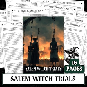 Salem Witch Trials Guide | Historical Witchcraft Resource (PDF)