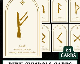 Norse Rune Oracle Cards | Divination, Sigils (Digital Download)