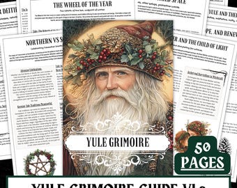 Yule Grimoire | Winter Solstice Witchcraft Guide (PDF)