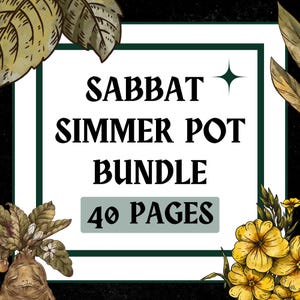 Sabbat Sudderpot Receptenbundel | Grimoire keukenheks (pdf)