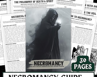 Necromancy Guide - Ancestral Work, Spirit Communication (Digital Download)