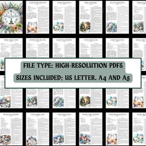 Health & Wellness Spells Printable | Grimoire Pages (PDF) image 5