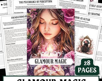 Glamour Magic Grimoire | Witchcraft Spells, Rituals (PDF)