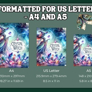 Printable Crystal Witch Guide | Digital Grimoire | 27 Pages | Crystal ...